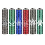 Clipper Accendini in Metallo Minimal Weed (30pcs/display)