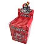 Cartine Monkey King con punte filtranti Red Lolly Pop (24 pezzi/display)