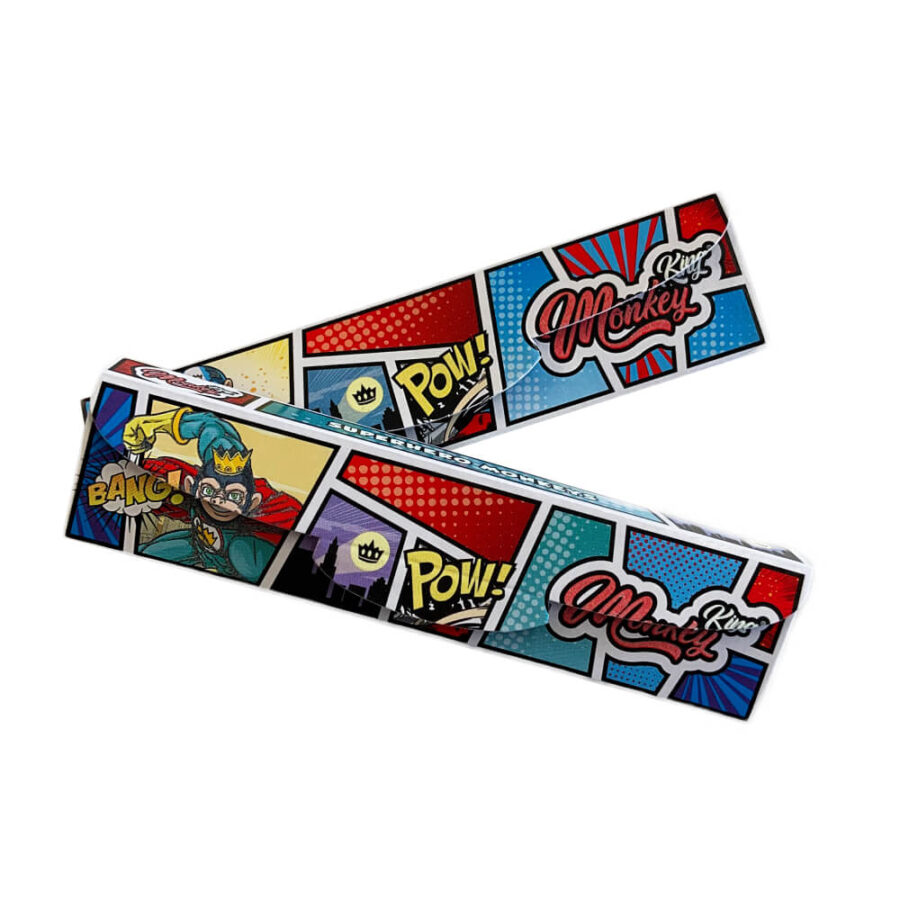 Cartine Monkey King con punte filtranti Superhero Edition (24 pezzi/display)