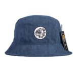 The Bulldog Bucket Hat con Ricamo Navy