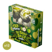 Bubbly Billy Buds Lecca Lecca Sour Lampone 10mg CBD 5pz per Confezione (12confezioni/display)