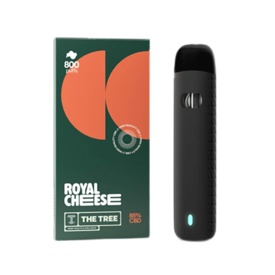 The Tree Sigaretta Elettronica Usa e Getta Royal Cheese 425mg CBD - 800 Puffs (0.5ml)