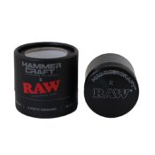 RAW Hammer Craft Grinder in Alluminio Nero Medio 4 Parts - 55mm