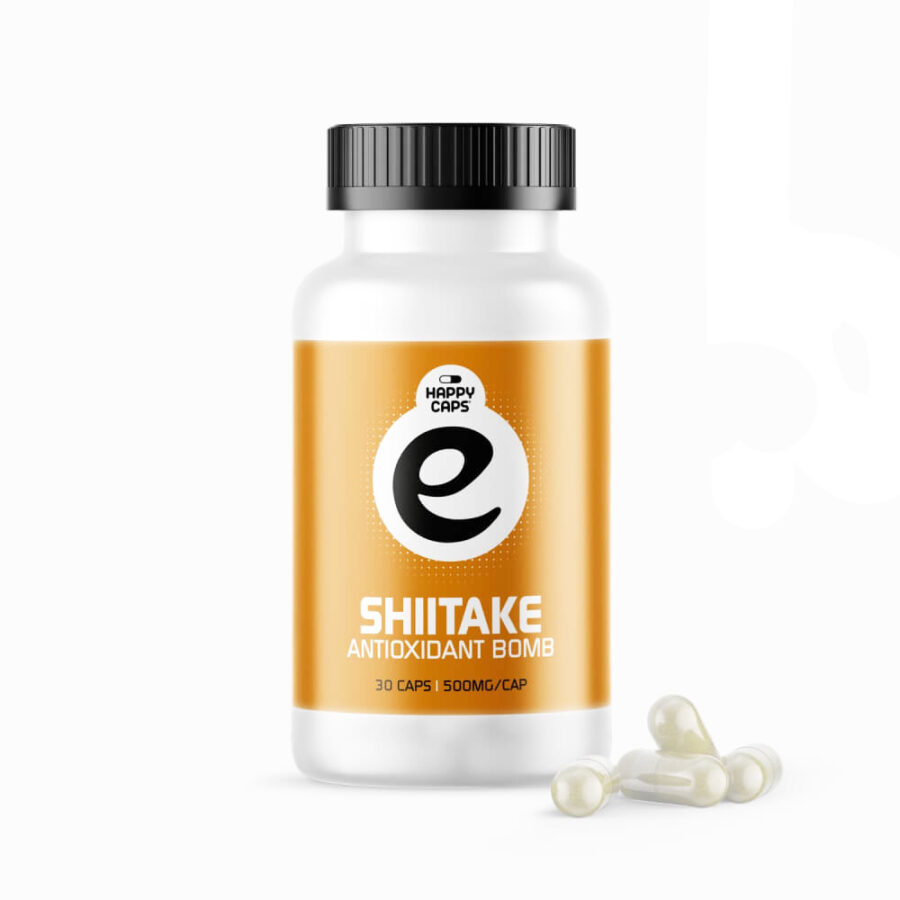 Happy Caps Shiitake Mushroom Capsule 500mg (30 capsule)