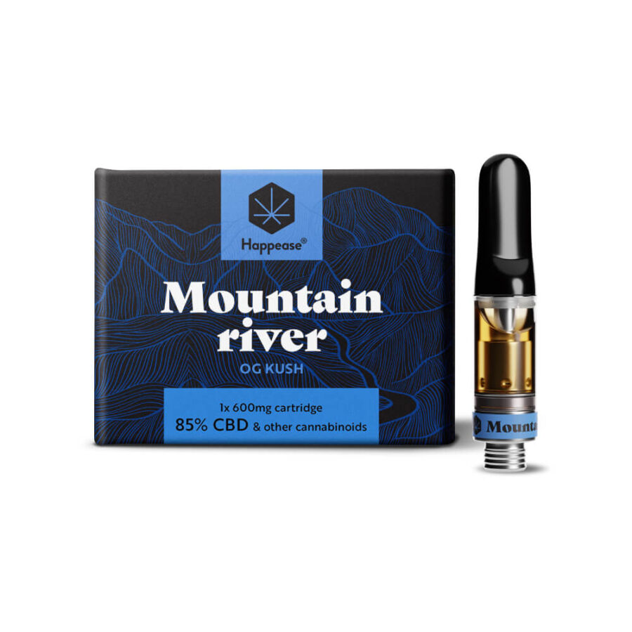 Happease 85% CBD Cartuccia Mountain River (600mg)