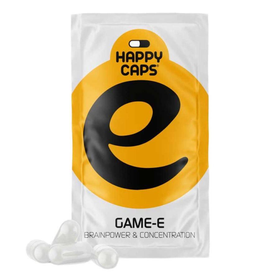 Happy Caps Game-E Brainpower & Concentration Capsule (10pacchi/display)