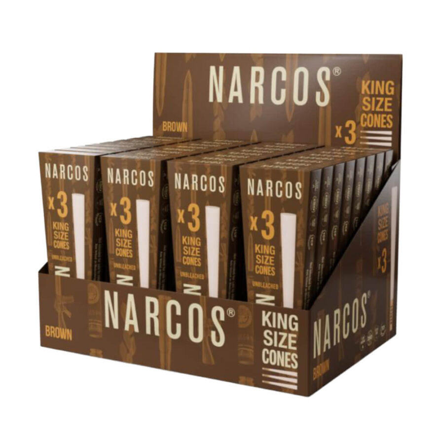 Narcos Coni King Size Edizione Marrone 109 mm (32pz/espositore)