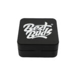 Best Buds Flacher Quadratischer Aluminium Grinder Onyx 2 Parti (50mm)