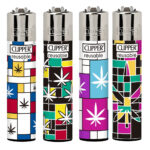 Clipper Accendini Modern Weed (24pezzi/display)