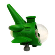 Bong in Silicone Sottomarino Verde con Pezzi Rimovibili 13cm