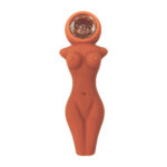 Pipa in SIlicone Figura Nuda Abbronzata 12cm