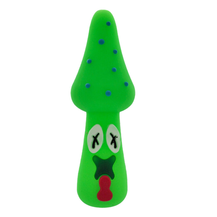 Pipa in Silicone Fungo Verde Neon 10cm