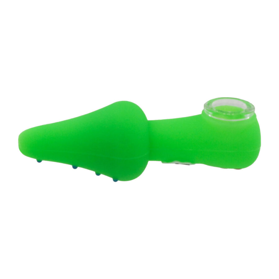 Pipa in Silicone Fungo Verde Neon 10cm