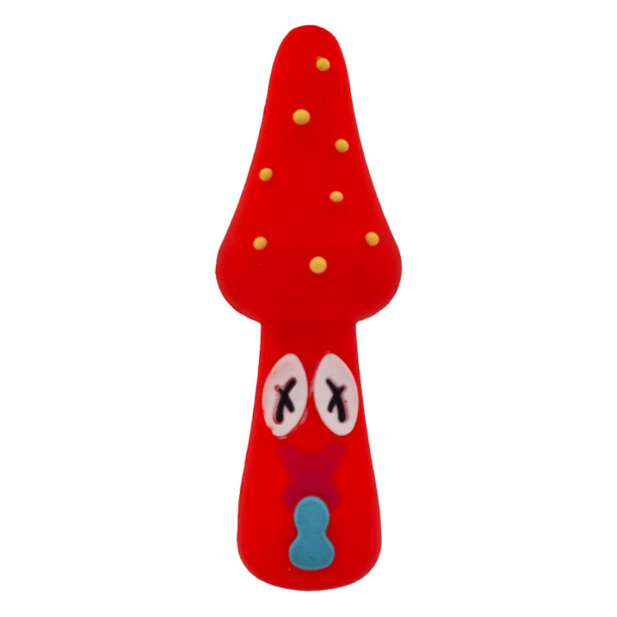 Pipa in Silicone Fungo Rosso 10cm