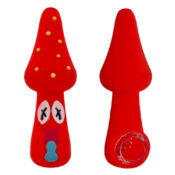 Pipa in Silicone Fungo Rosso 10cm