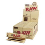 Cartine RAW Connoisseur Kingsize con punte prearrotolate (24 pezzi/display)