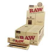 Cartine RAW Connoisseur Kingsize con punte prearrotolate (24 pezzi/display)