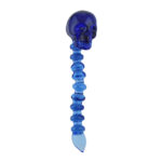 Dabber in vetro per Bong Teschio Blu