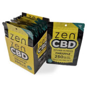 Zen CBD Caramelle gommose Ananas con 250mg CBD per busta (10pezzi/display)