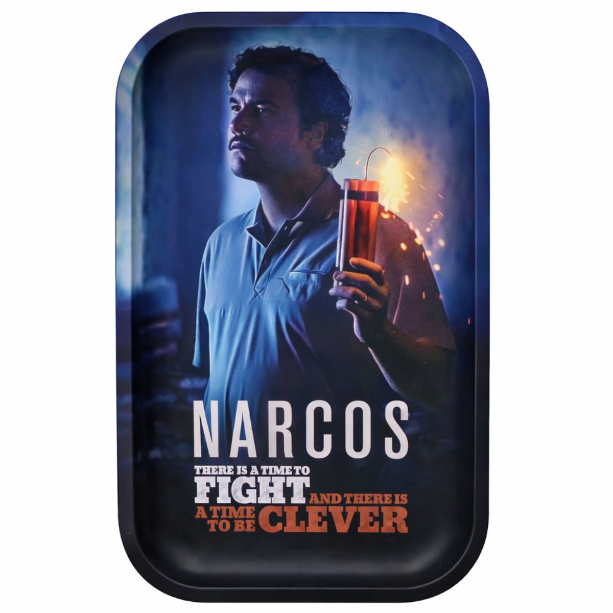 Narcos Vassoio per Rollare Pablo Edition Medium 17,5 x 27,5cm Narcos Rolling Tray Pablo Edition Medium 17.5 x 27.5cm