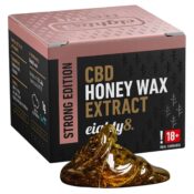 Wholesale Eighty8 CBD Extract Honey Wax 1g 8pcs display 1