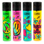 Clipper Jet Flame Accendini Hippie World (24pezzi/display)