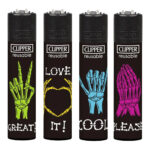 Clipper Accendini Bone Hands (24pezzi/display)