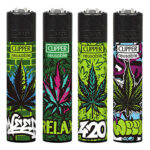 Clipper Accendini Graff Weed (24pezzi/display)