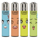 Clipper Accendini Manga Faces (24pezzi/display)