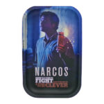 Narcos Metal Vassoio per Rollare Pablo Edition Medio 17.5 x 27.5cm