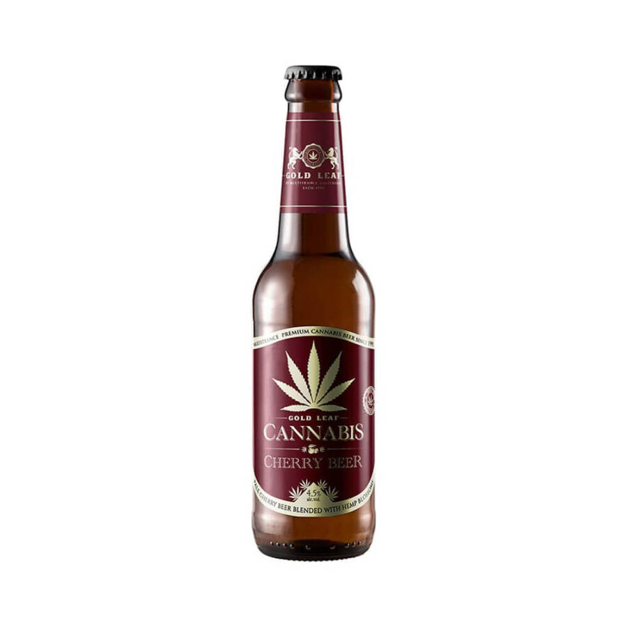 Birra alla Cannabis alla Ciliegia 4.5% Gold Leaf 330ml (27 scatole/648 birre)