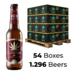 Birra alla Ciliegia alla Cannabis 4.5% Gold Leaf 330ml (54 scatole/1.296 birre)