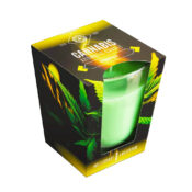 Candela alla Cannabis con Profumo di Citronella (90g)