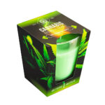 Candela alla Cannabis con Profumo di Foglie di Cannabis Essiccate (90g)