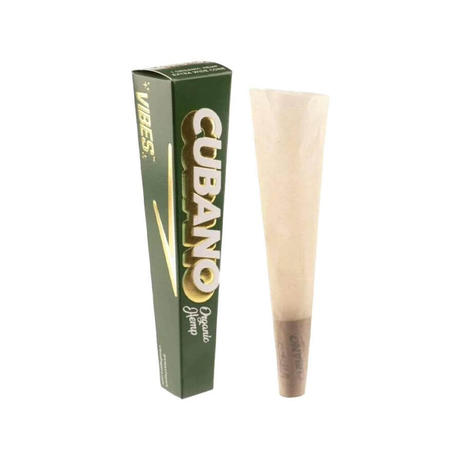 VIBES Cones Cubano Canapa Biologica (24pz/display)