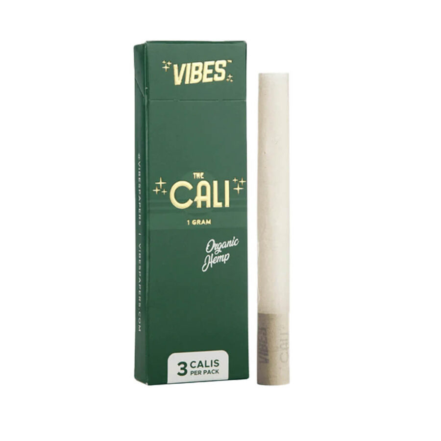 VIBES The Cali Cones Canapa Biologica 1g Confezione da 3 Pezzi (8 pz/display)