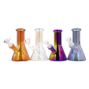 Iridescent Bong di Vetro 15.6 cm