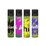 Clipper Lighters Jet Flame Good Vibes Only (24pezzi/display)