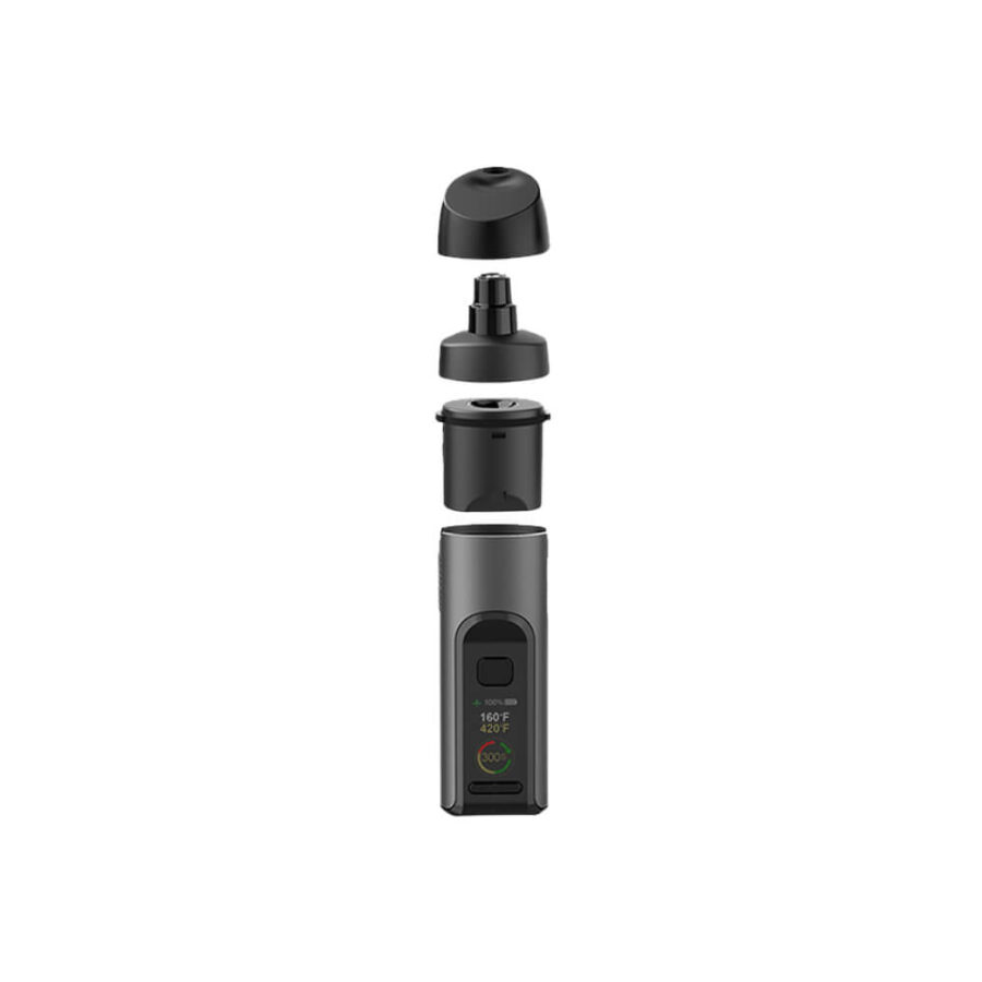 Flowermate Stylo 2-in-1 Vaporizzatore per Erbe Secche e Concentrati Kit Completo Nero