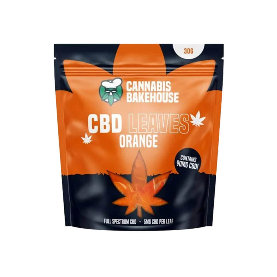 Cannabis Bakehouse CBD Gummy Leaves Orange-Commercio all'ingrosso