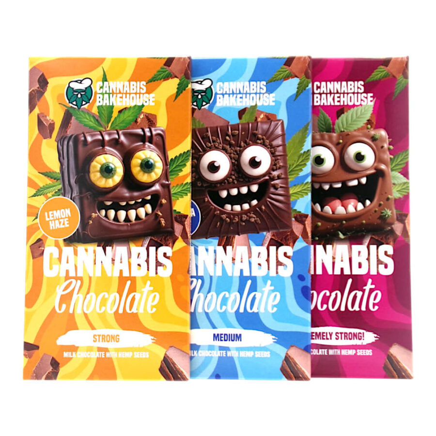 Cannabis Bakehouse Latte al Cioccolato alla Cannabis (15pz/display)