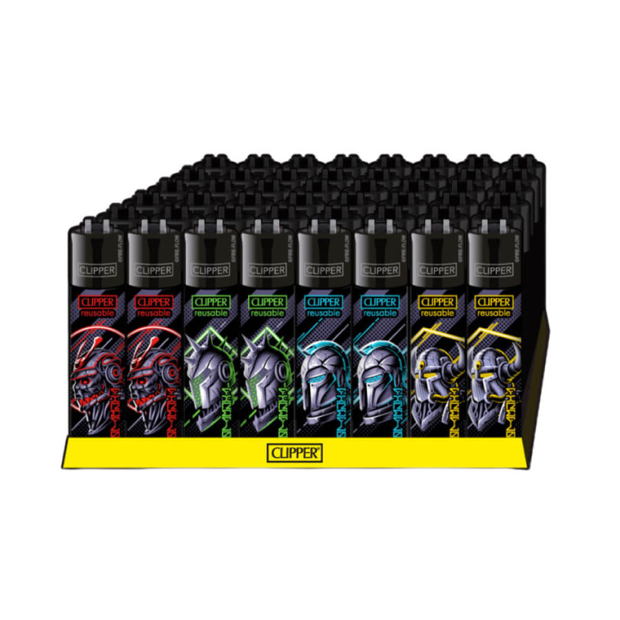 Clipper Lighters Classic Cyborg Warriors (48pz/display)