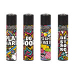 Clipper Lighters Classic Graffiti Motos (24pz/display)