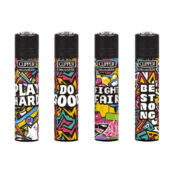 Clipper Lighters Classic Graffiti Motos (24pz/display)