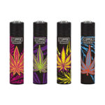 Clipper Lighters Classic Psycho Weed (24pz/display)