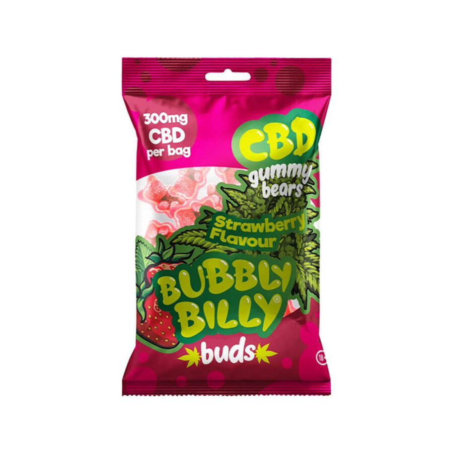 Bubbly Billy Buds CBD Gummy Bears 300mg CBD (40confezioni/scatola)