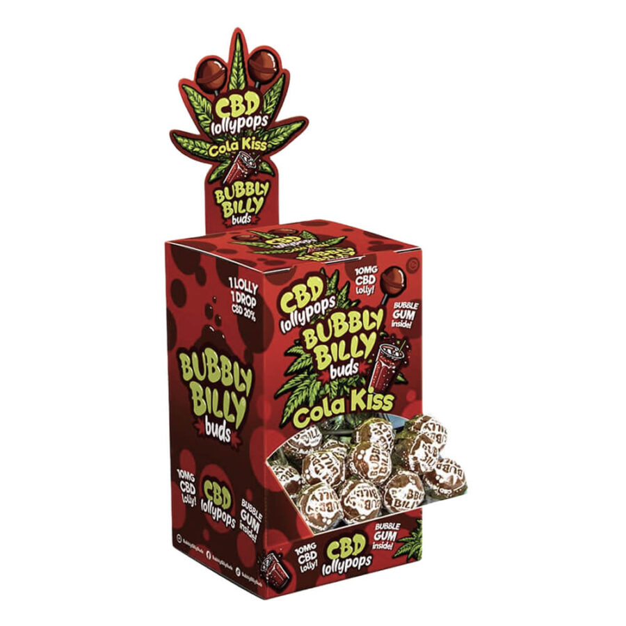 Bubbly Billy Buds Lecca-lecca 10mg CBD (100pz/display)