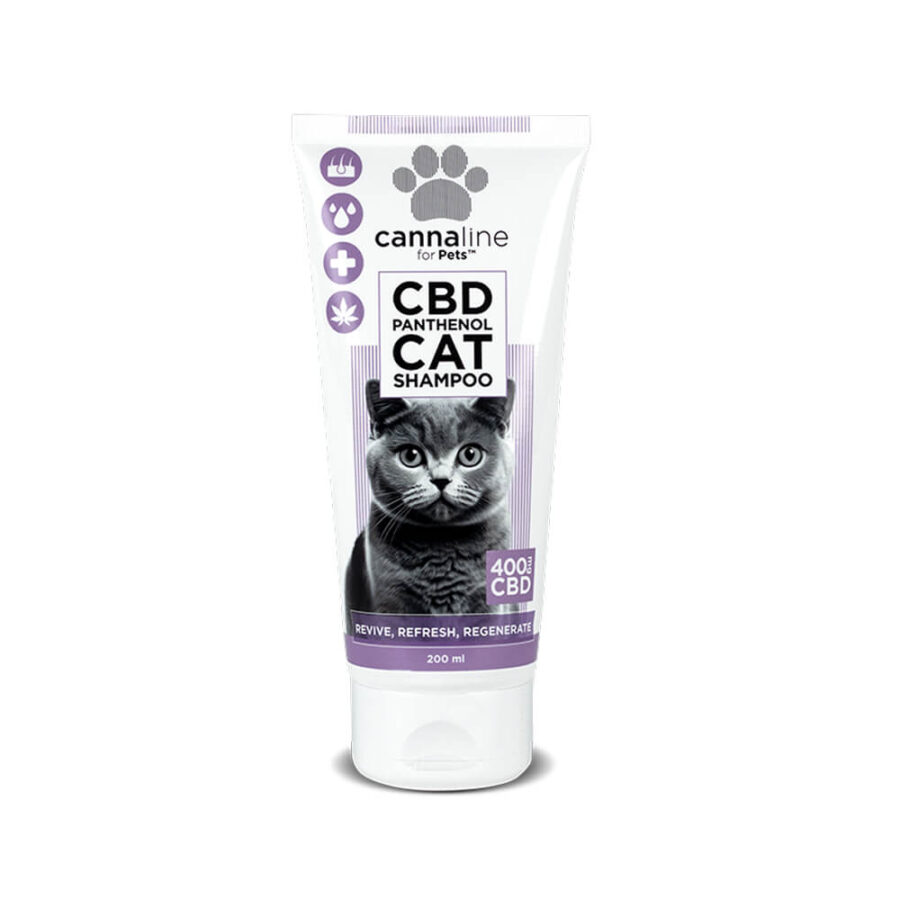 Cannaline for Pets CBD Panthenol Shampoo per Gatti 400 mg di CBD (200ml)