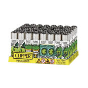 Clipper Lighters Classic Weed Status (48pz/display)