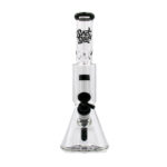Best Buds Bong in Vetro Trasparente Beaker Double Perc 31.5cm